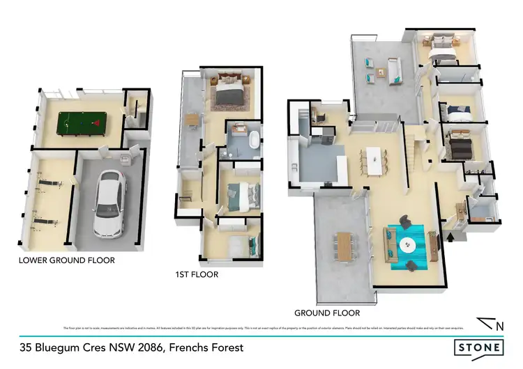 Floorplan of Homely house listing, 35 Bluegum Crescent, Frenchs Forest NSW 2086