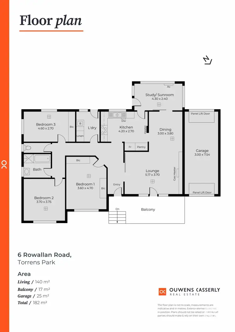 Floorplan of Homely house listing, 6 Rowallan Road, Torrens Park SA 5062