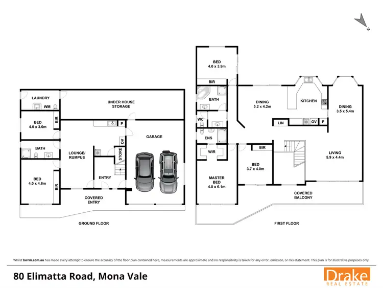 Floorplan of Homely house listing, 80 Elimatta Road, Mona Vale NSW 2103
