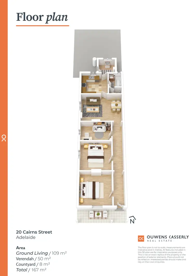 Floorplan of Homely house listing, 20 Cairns Street, Adelaide SA 5000