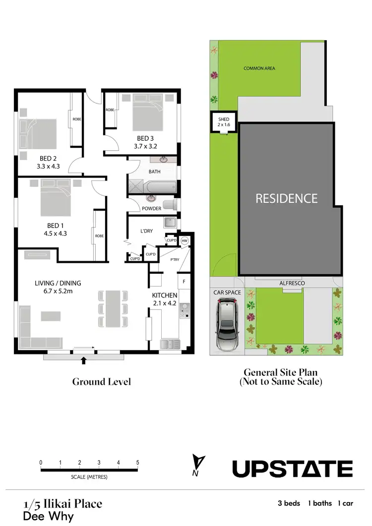Floorplan of Homely unit listing, 1/5 Ilikai Place, Dee Why NSW 2099
