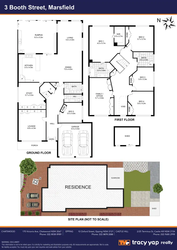 Floorplan of Homely house listing, 3 Booth Street, Marsfield NSW 2122