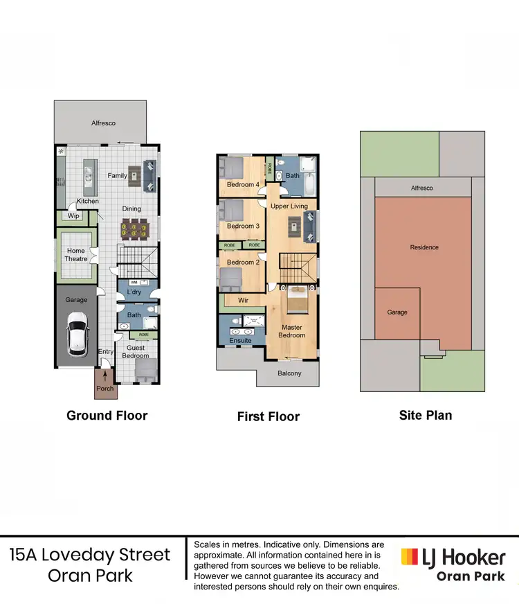 Floorplan of Homely house listing, 15A Loveday Street, Oran Park NSW 2570