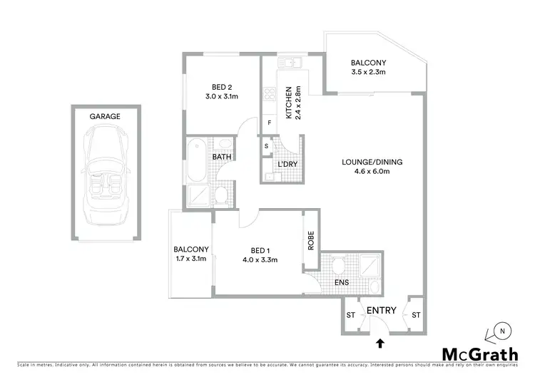 Floorplan of Homely unit listing, 52/59 Good Street, Westmead NSW 2145