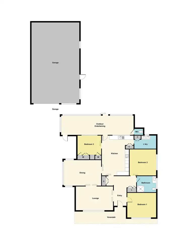 Floorplan of Homely house listing, 35 Wills Street, Maryborough VIC 3465