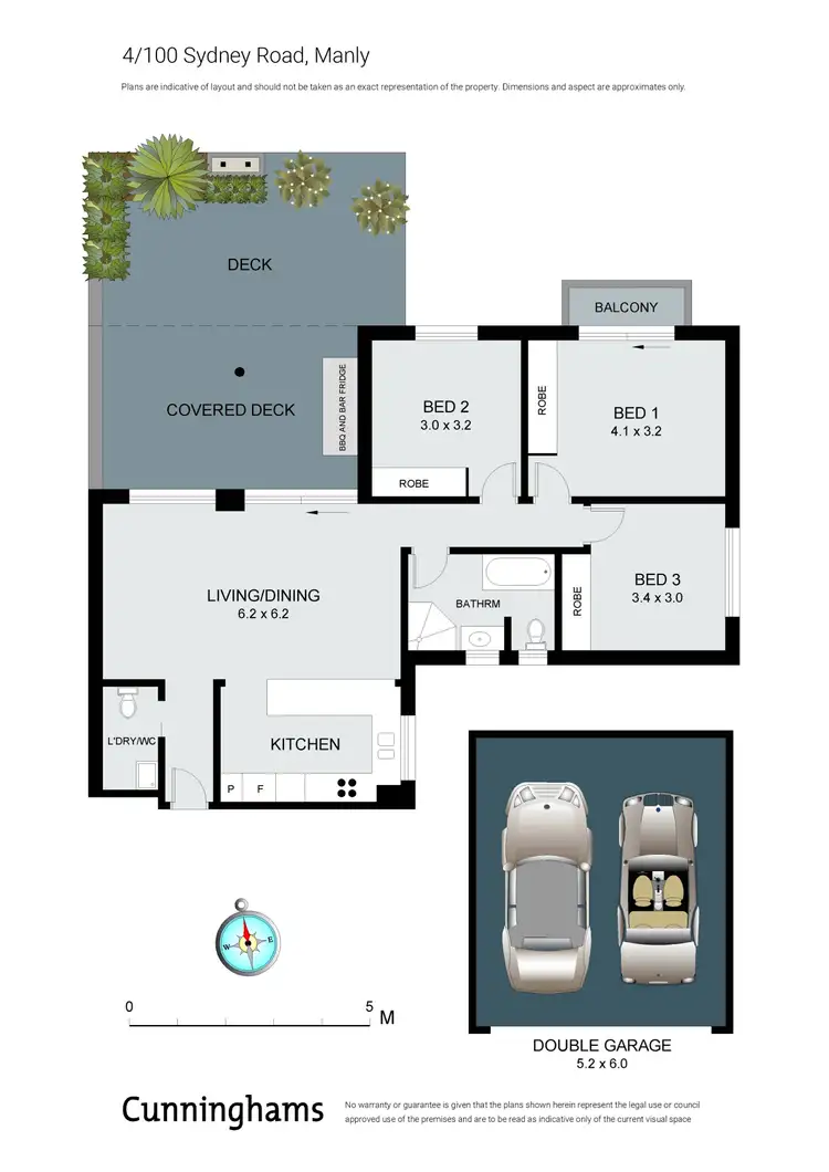 Floorplan of Homely unit listing, 4/100 Sydney Road, Manly NSW 2095