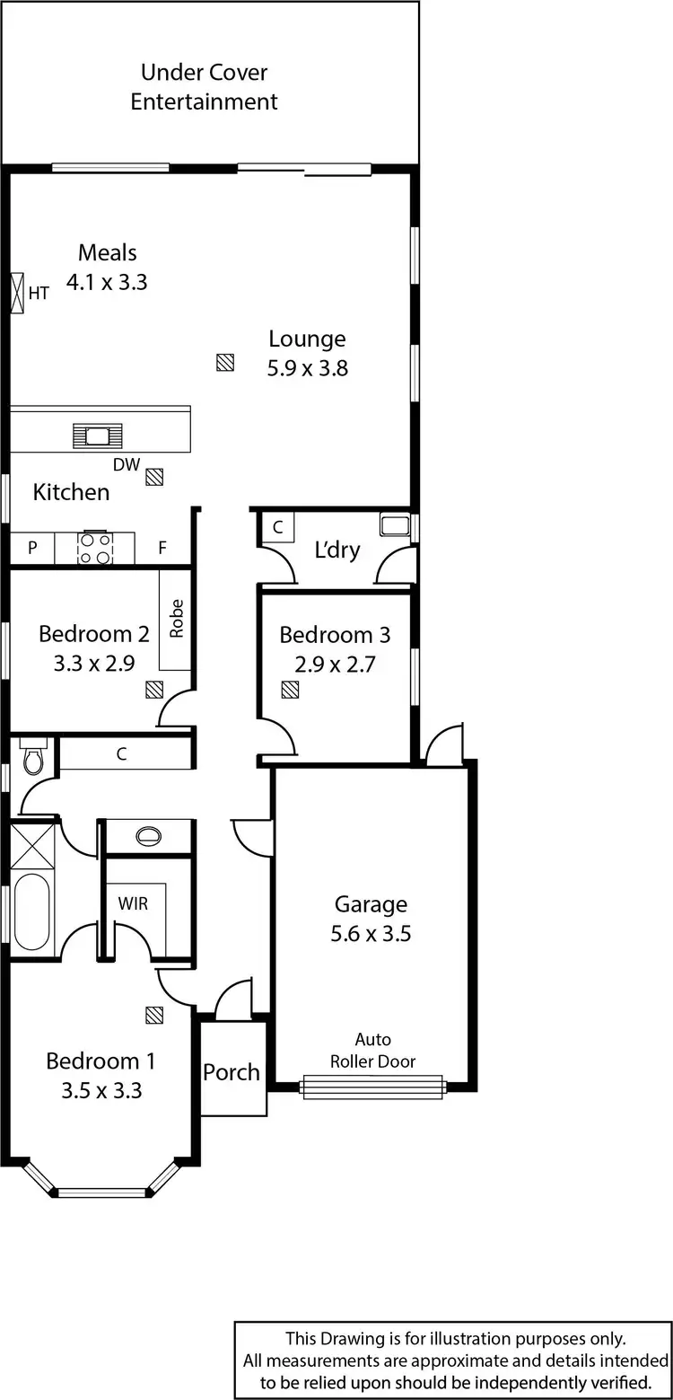 Floorplan of Homely house listing, 22 Pfitzner Place, Greenwith SA 5125