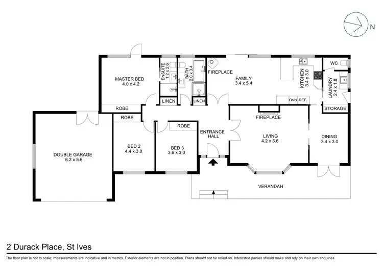 Floorplan of Homely house listing, 2 Durack Place, St Ives NSW 2075