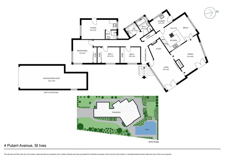 Floorplan of Homely house listing, 4 Putarri Avenue, St Ives NSW 2075