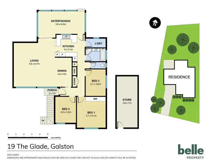 Floorplan of Homely house listing, 19 The Glade, Galston NSW 2159