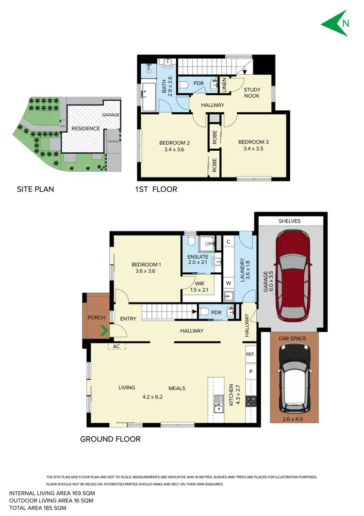 Floorplan of Homely townhouse listing, 1/10 Redgum Avenue, Carrum Downs VIC 3201
