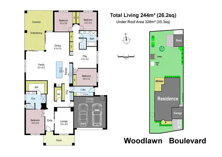 Floorplan of Homely house listing, 62 Woodlawn Boulevard, Yarragon VIC 3823