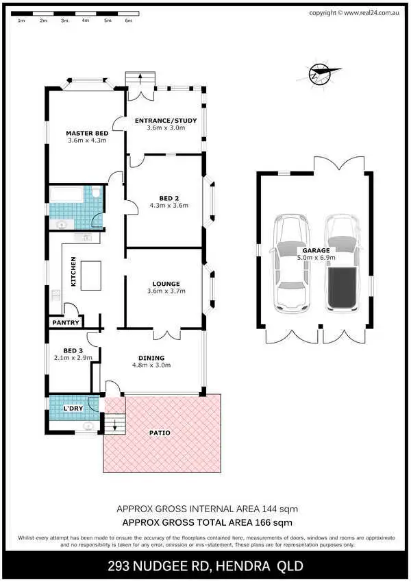 Floorplan of Homely house listing, 293 Nudgee Road, Hendra QLD 4011