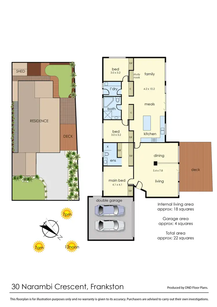 Floorplan of Homely house listing, 30 Narambi Crescent, Frankston VIC 3199