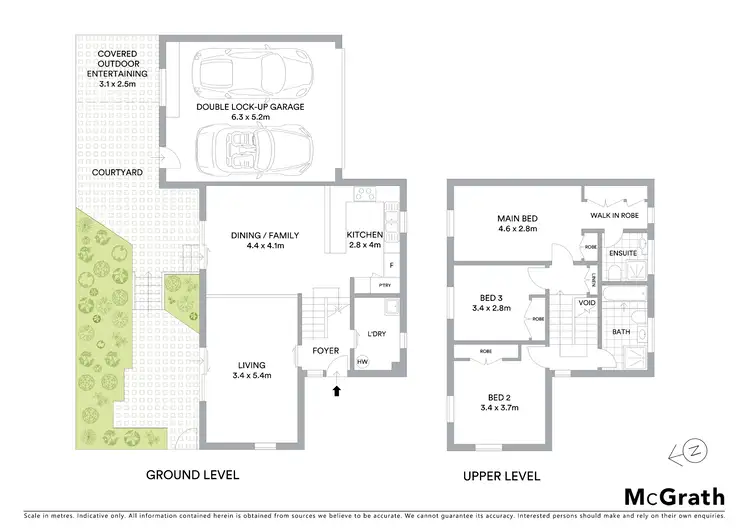 Floorplan of Homely townhouse listing, 1/19 Yardley Avenue, Waitara NSW 2077