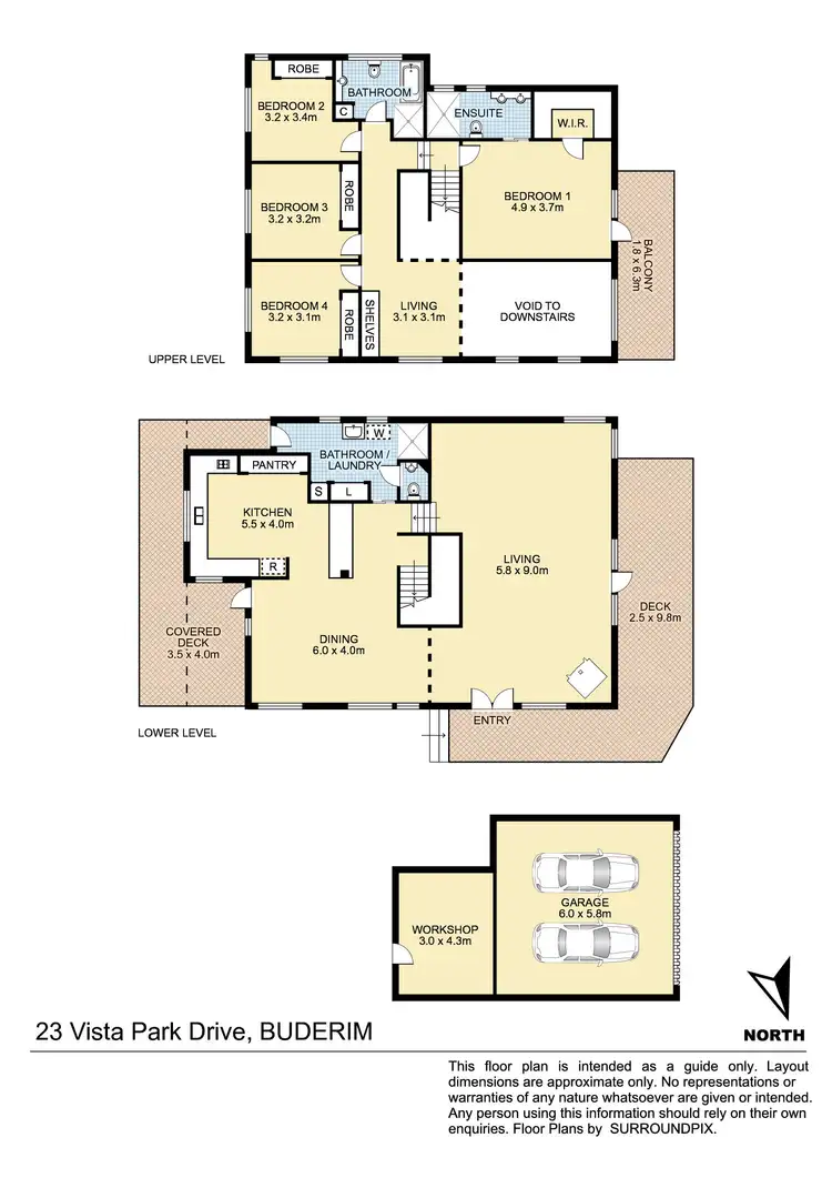 Floorplan of Homely house listing, 23 Vista Park Drive, Buderim QLD 4556