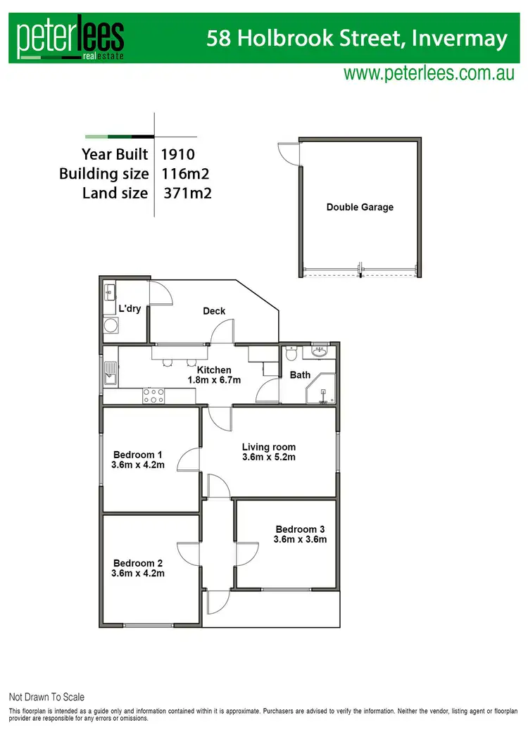 Floorplan of Homely house listing, 58 Holbrook Street, Invermay TAS 7248