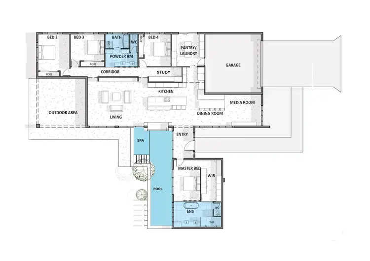 Floorplan of Homely house listing, 97A Moore Road, Kewarra Beach QLD 4879