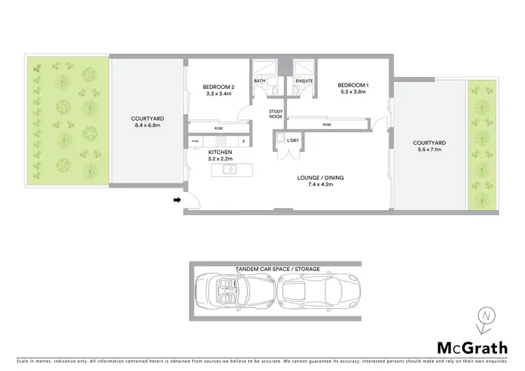 Floorplan of Homely apartment listing, G06/82 Bay Street, Botany NSW 2019