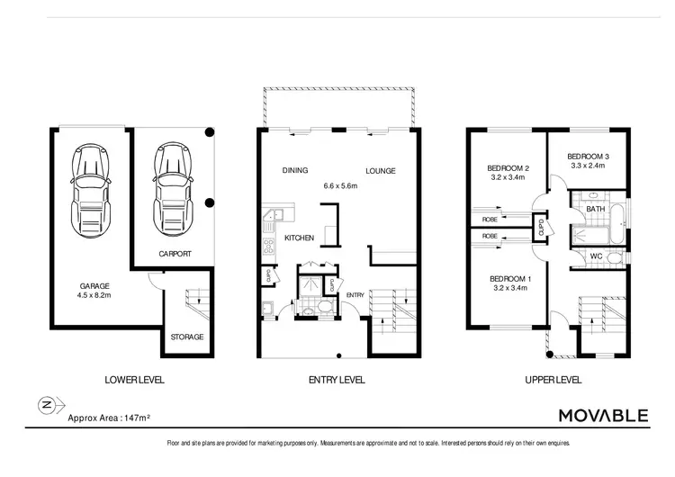 Floorplan of Homely townhouse listing, 4/35 Hereford Street, Stockton NSW 2295
