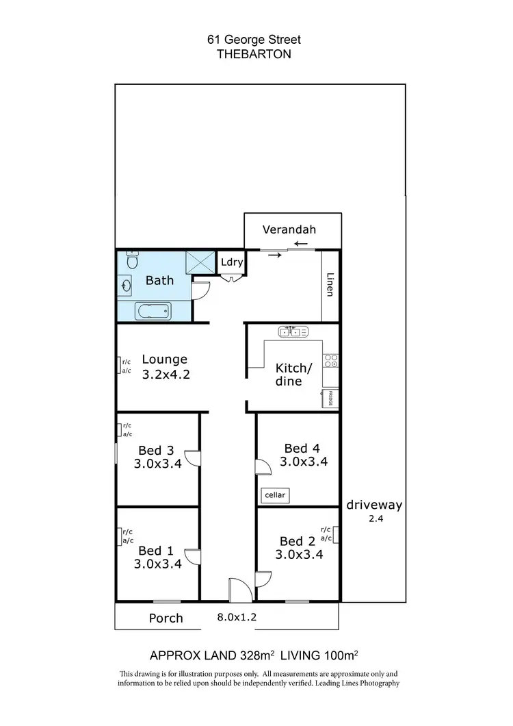Floorplan of Homely house listing, 61 George Street, Thebarton SA 5031