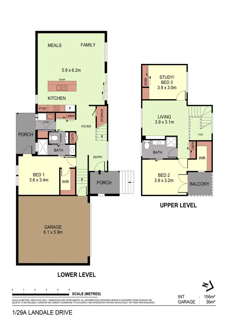 Floorplan of Homely townhouse listing, 1/29A Landale Drive, Strathdale VIC 3550