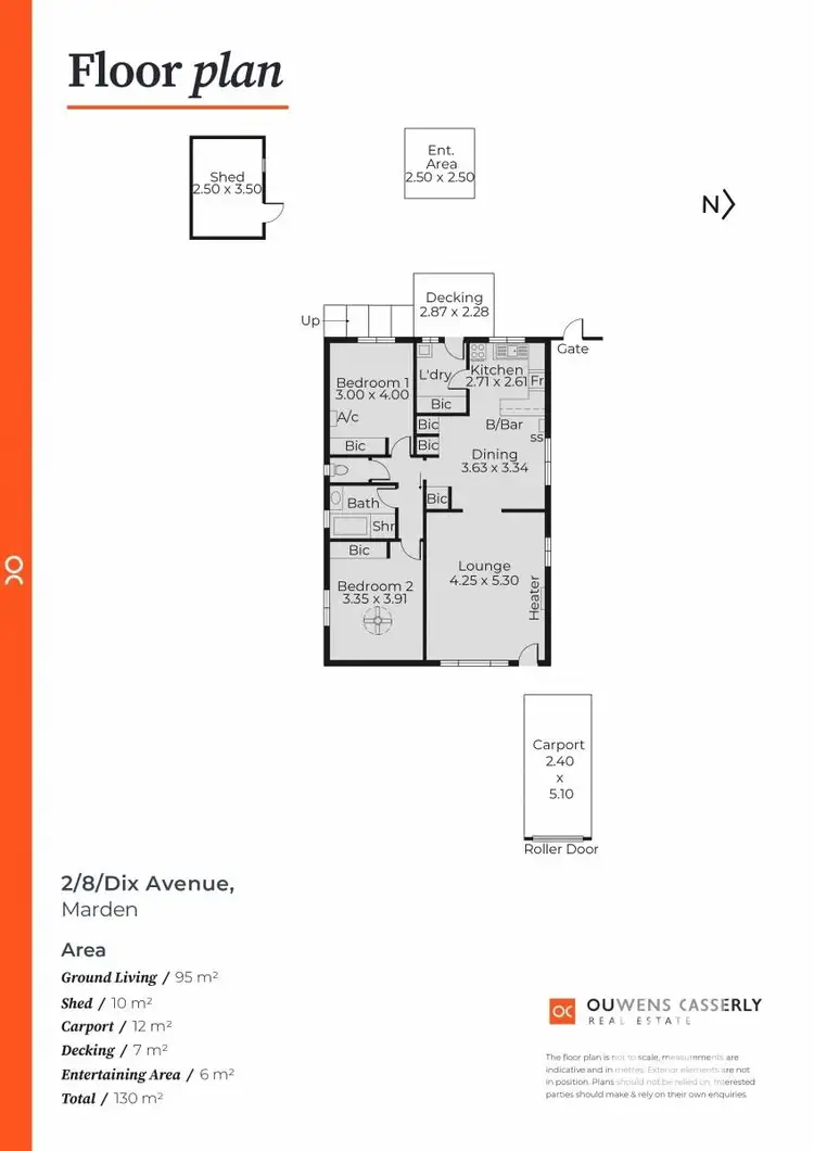 Floorplan of Homely unit listing, 2/8 Dix Avenue, Marden SA 5070