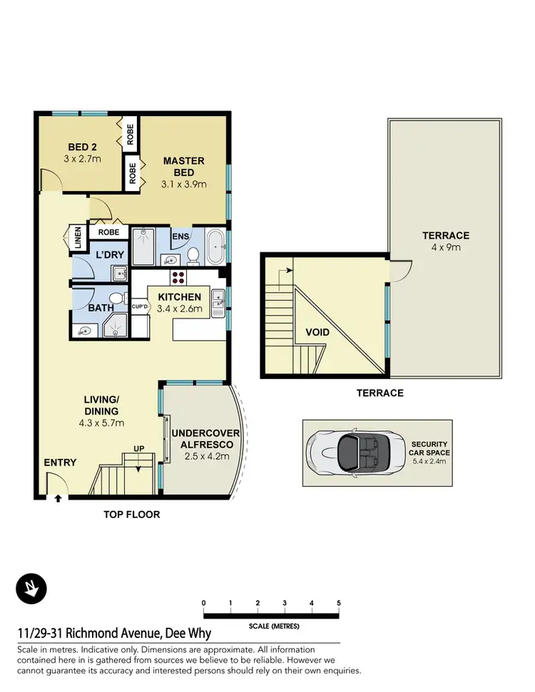 Floorplan of Homely apartment listing, 11/29-31 Richmond Avenue, Dee Why NSW 2099