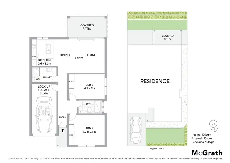 Floorplan of Homely villa listing, 39 Nigella Circuit, Hamlyn Terrace NSW 2259