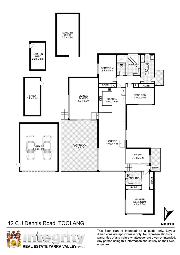 Floorplan of Homely house listing, 12 C J Dennis Road, Toolangi VIC 3777