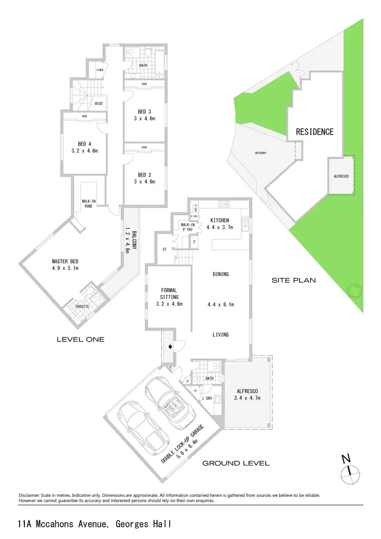 Floorplan of Homely house listing, 11A Mccahons Avenue, Georges Hall NSW 2198