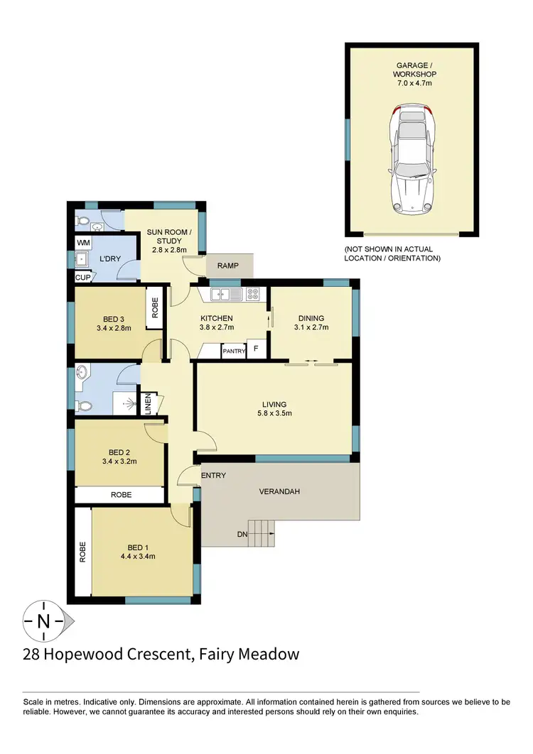 Floorplan of Homely house listing, 28 Hopewood Crescent, Fairy Meadow NSW 2519