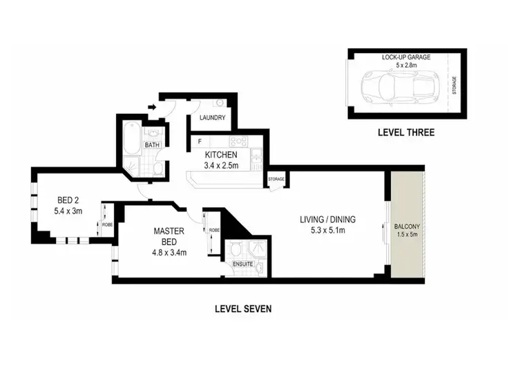 Floorplan of Homely apartment listing, 33/41 Rocklands Road, Wollstonecraft NSW 2065