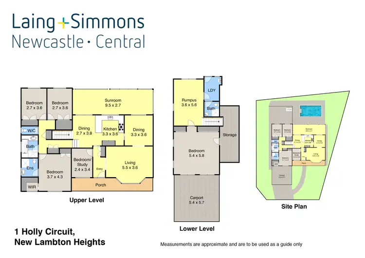 Floorplan of Homely house listing, 1 Holly Circuit, New Lambton Heights NSW 2305