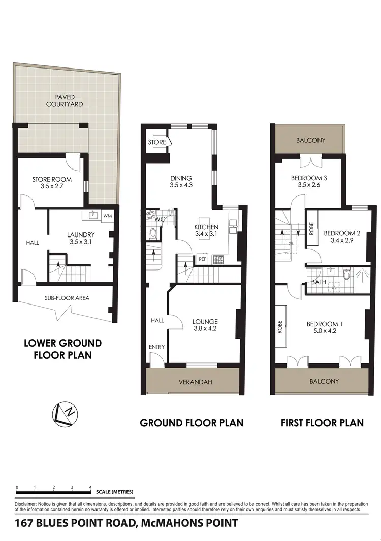 Floorplan of Homely house listing, 167 Blues Point Road, Mcmahons Point NSW 2060