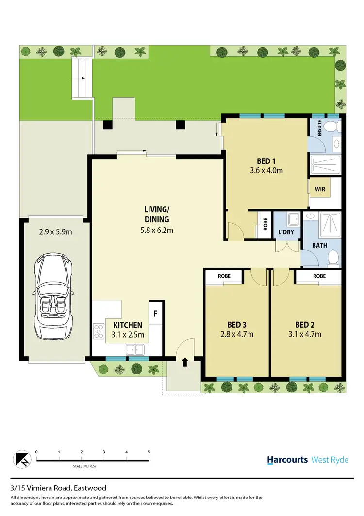 Floorplan of Homely villa listing, 3/15 Vimiera Road, Eastwood NSW 2122