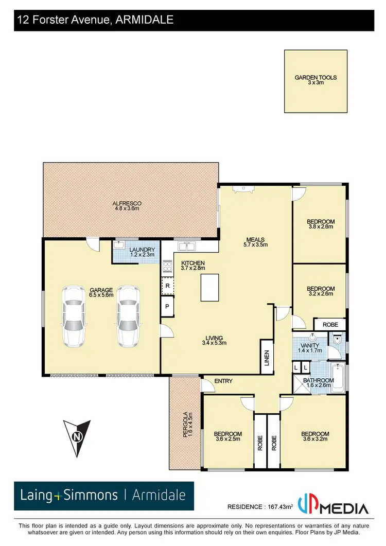 Floorplan of Homely house listing, 12 Forster Avenue, Armidale NSW 2350