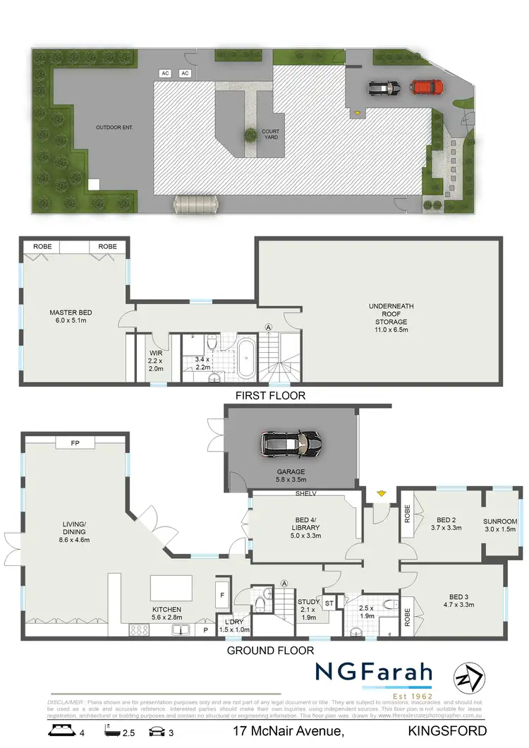 Floorplan of Homely house listing, 17 McNair Avenue, Kingsford NSW 2032