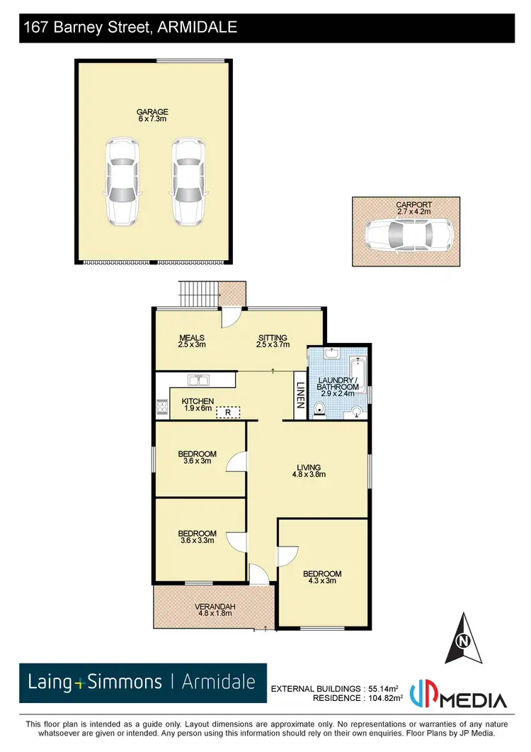 Floorplan of Homely house listing, 167 Barney Street, Armidale NSW 2350
