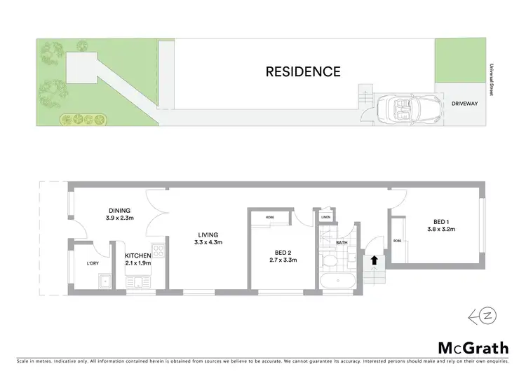 Floorplan of Homely house listing, 18 Universal Street, Eastlakes NSW 2018
