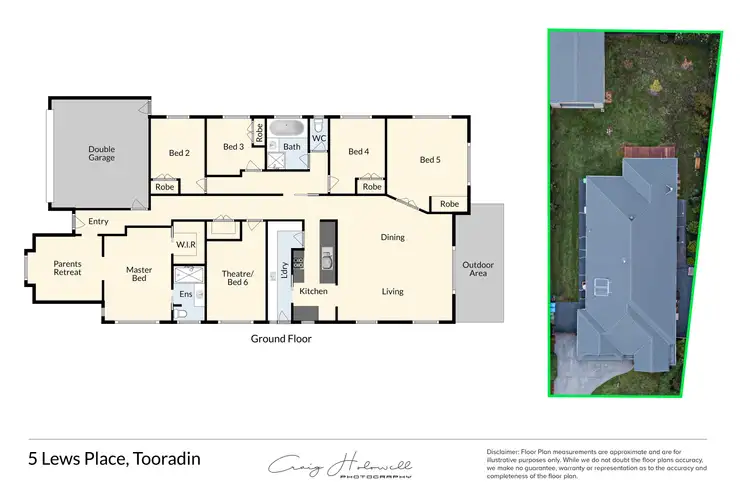 Floorplan of Homely house listing, 5 Lews Place, Tooradin VIC 3980