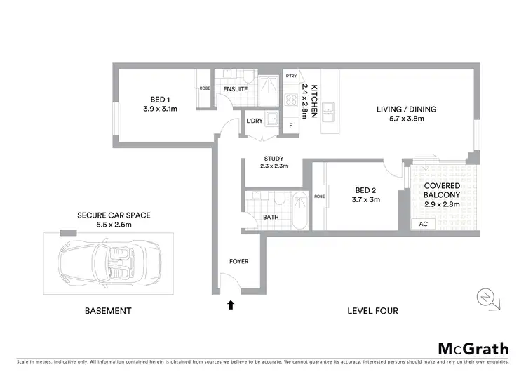 Floorplan of Homely unit listing, 415/1 Vermont Crescent, Riverwood NSW 2210