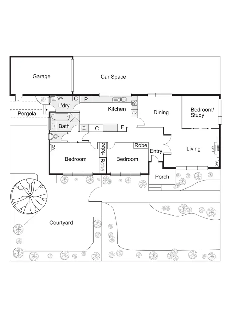 Floorplan of Homely apartment listing, 1/30 Brickwood Street, Brighton VIC 3186