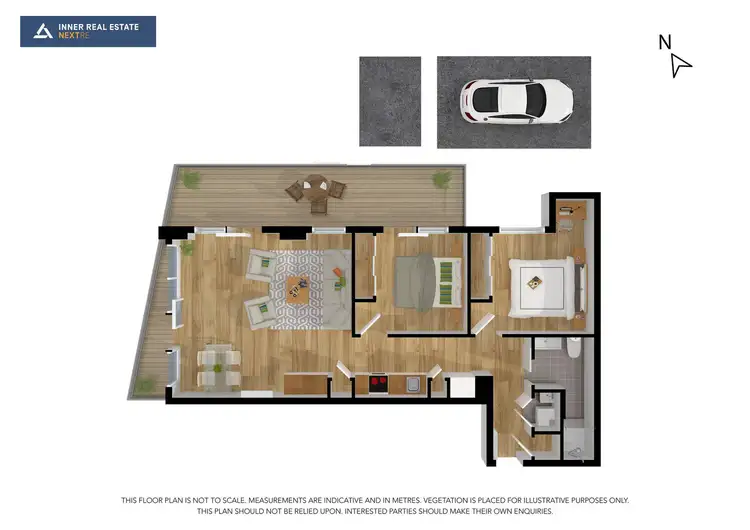Floorplan of Homely apartment listing, 612/6 Acacia Place, Abbotsford VIC 3067
