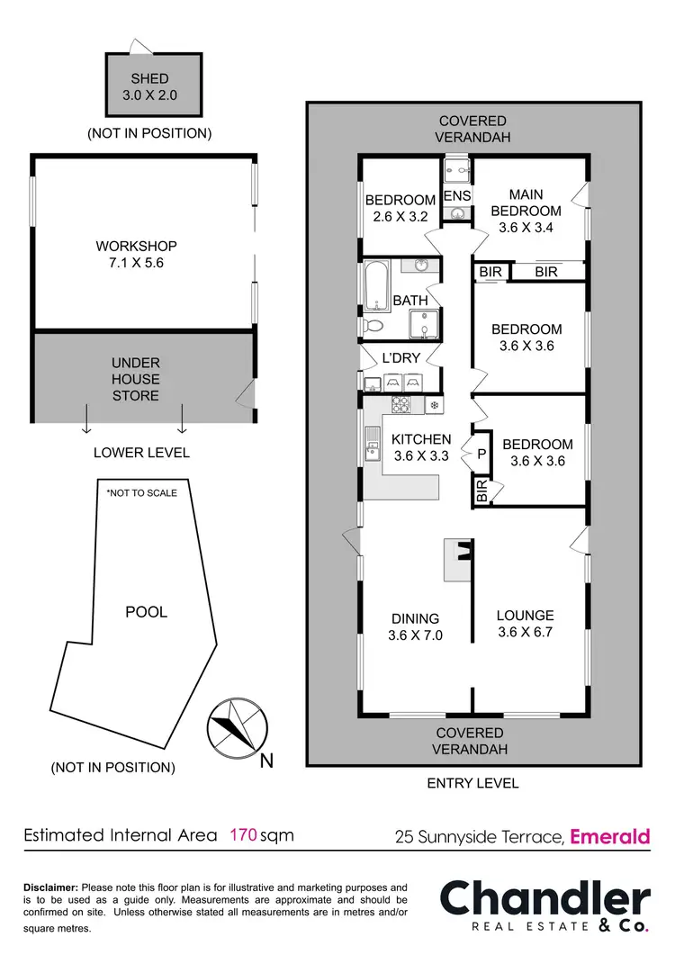 Floorplan of Homely house listing, 25 Sunnyside Terrace, Emerald VIC 3782