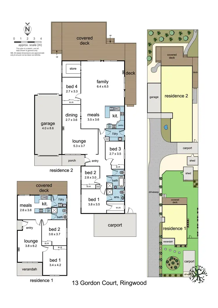 Floorplan of Homely house listing, 13 Gordon Court, Ringwood VIC 3134