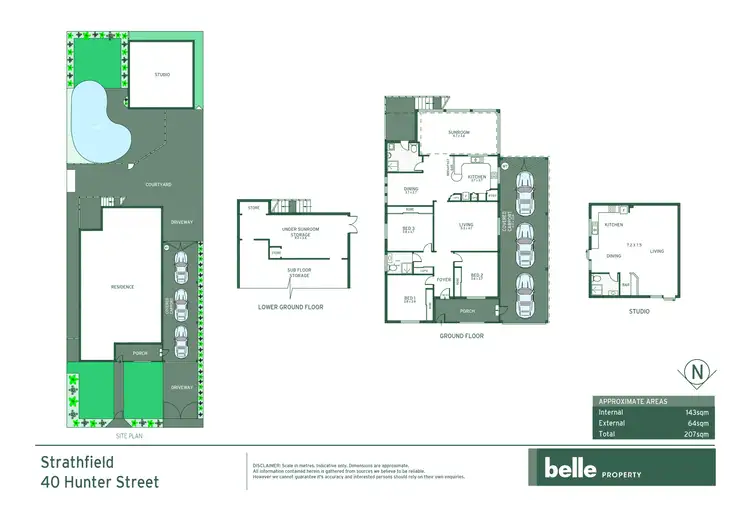 Floorplan of Homely house listing, 40 Hunter Street, Strathfield NSW 2135