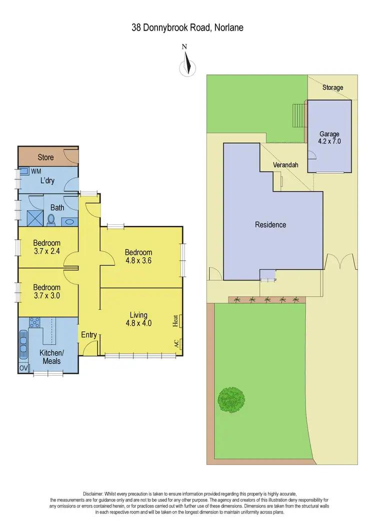 Floorplan of Homely house listing, 38 Donnybrook Road, Norlane VIC 3214