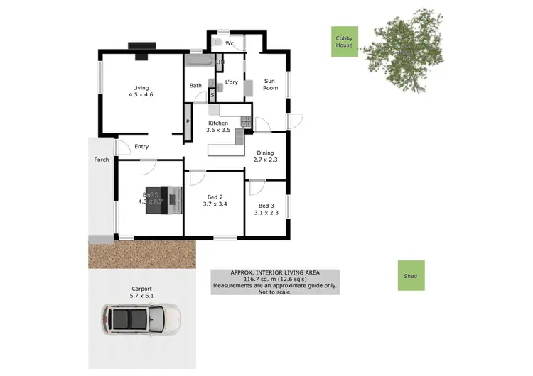 Floorplan of Homely house listing, 21 King Street, Corowa NSW 2646