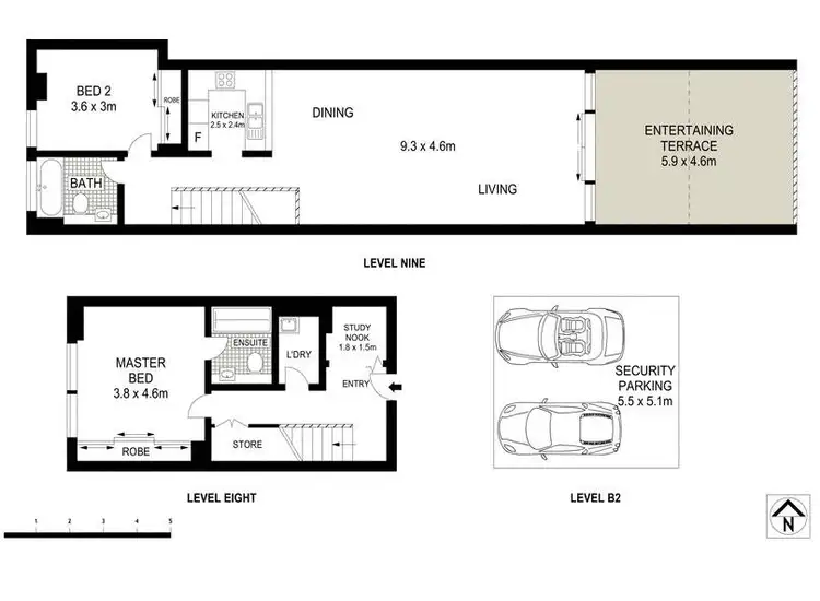 Floorplan of Homely apartment listing, 813/10 Brodie Spark Drive, Wolli Creek NSW 2205